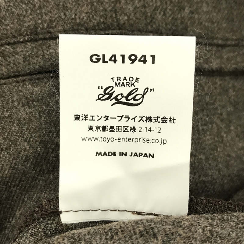 GOLD / ゴールド 東洋エンタープライズ | WOOL TWILL SLIM EASY PANTS