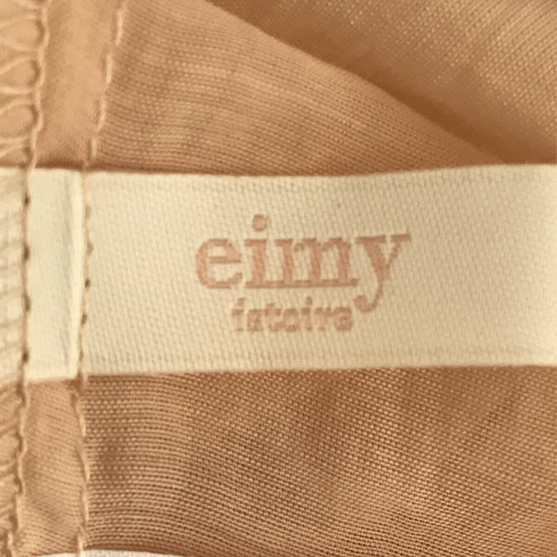 【美品】  eimy istoire / エイミーイストワール | 2021SS | ロング シアーフレアラインシャツワンピース キャミソールペチコート付き | F | ピンク | レディース