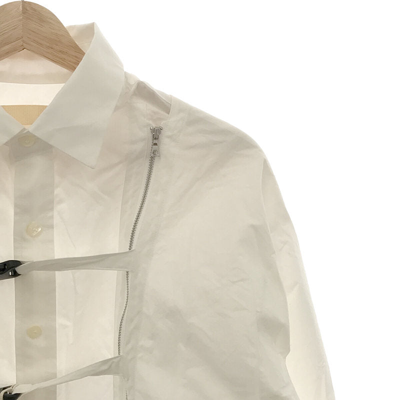 【新品】  meagratia / メアグラーティア | separated shirt スプレッドシャツ | 2(M) | ホワイト | メンズ