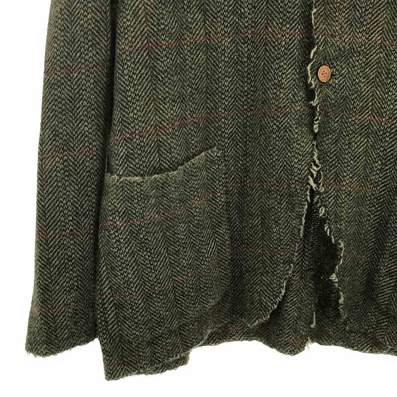 [New] ISABELLA STEFANELLI | Isambard JK_Mored moon tweed jacket | M | Olive | Men's