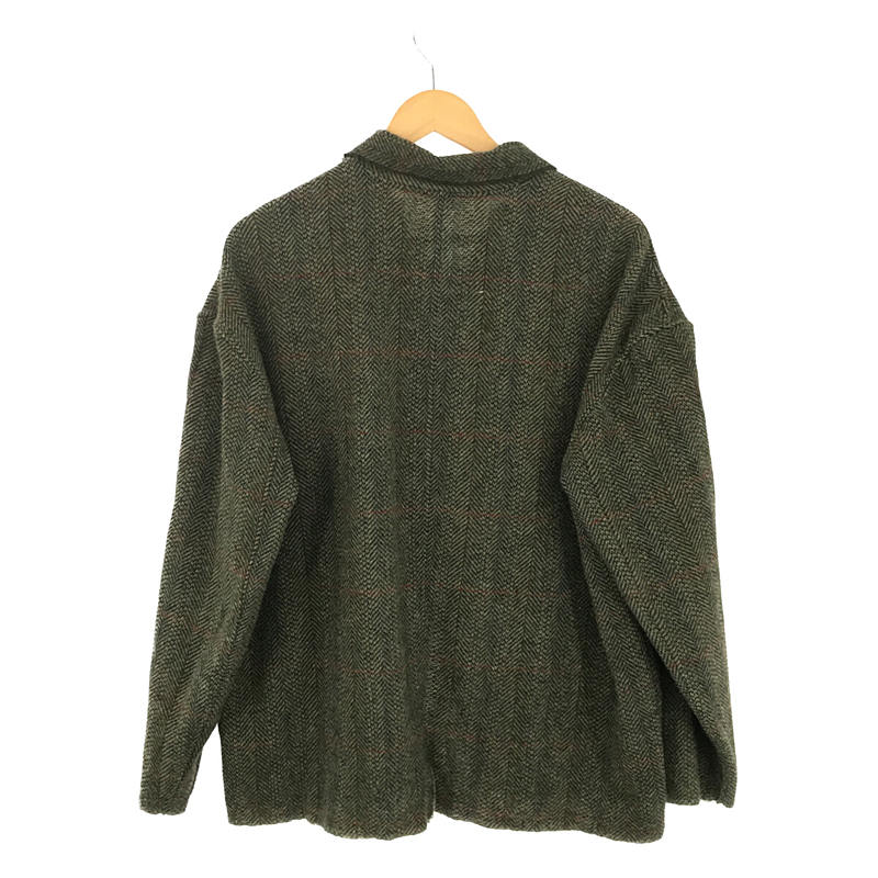 [New] ISABELLA STEFANELLI | Isambard JK_Mored moon tweed jacket | M | Olive | Men's