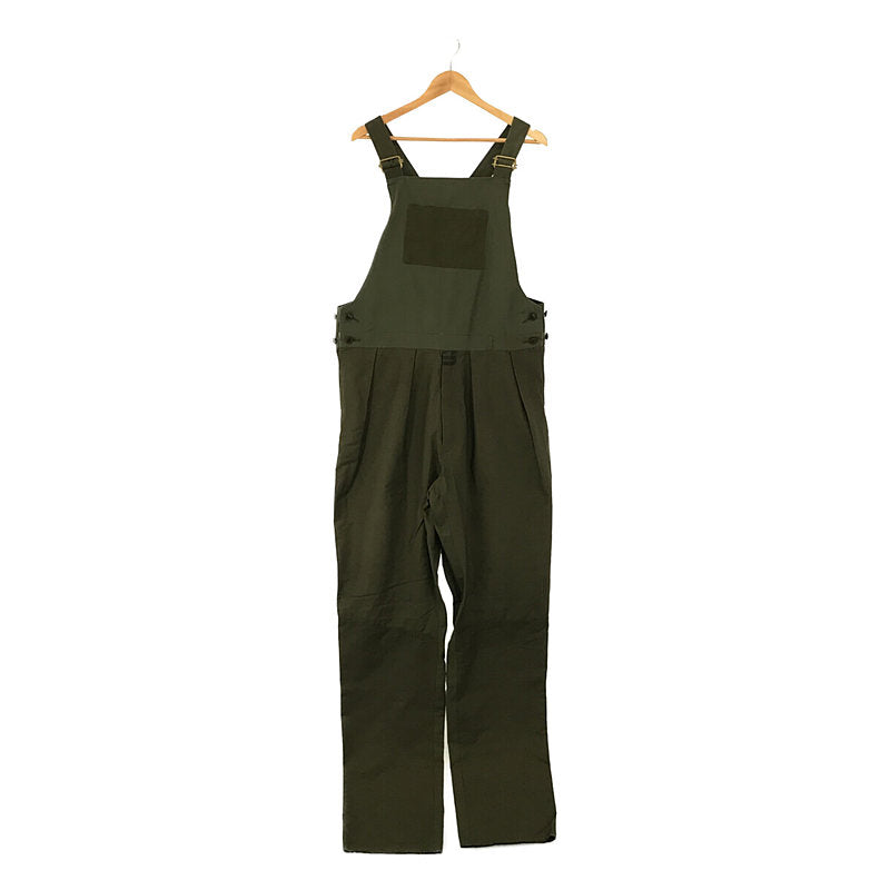 【美品】  NEAT / ニート | テントクロス オーバーオール | L | オリーブ | メンズ