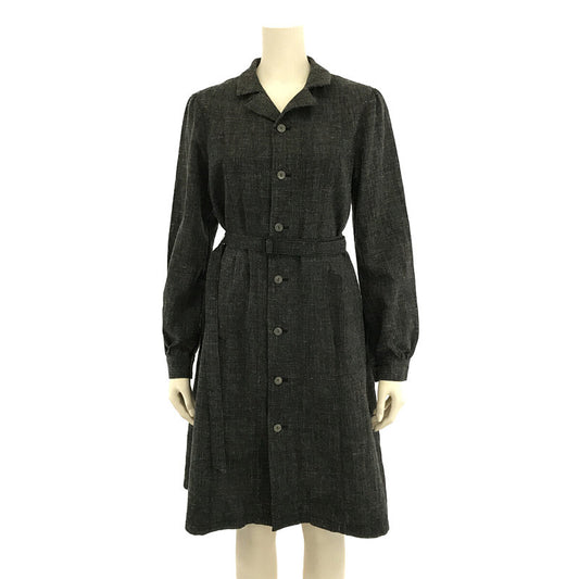 [Good Condition] ARTS&amp;SCIENCE | Belted Linen Single Coat | 1 | Gray | Women's