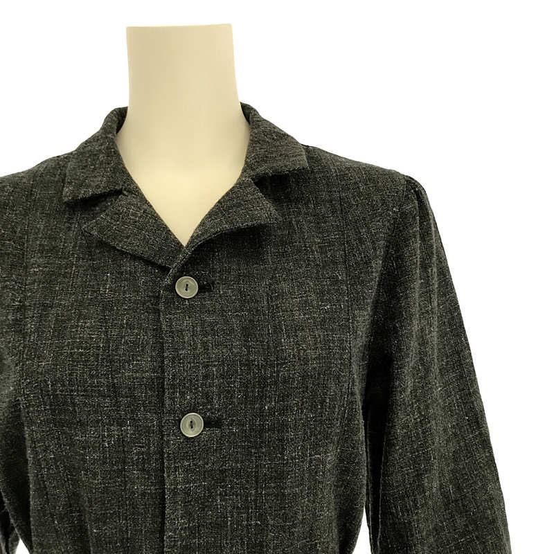 [Good Condition] ARTS&amp;SCIENCE | Belted Linen Single Coat | 1 | Gray | Women's