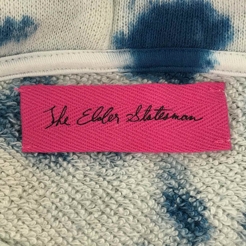 The Elder Statesman / ジエルダーステイツマン | オーガニック コットン タイダイ染め オーバーサイズ プルオーバー フーディ  スウェット パーカー | L |