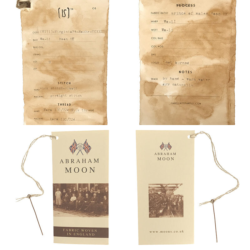 【美品】  ISABELLA STEFANELLI / イザベラステファネリ | 2020SS | Virginia PA. ヴァージニアコート | S | メンズ