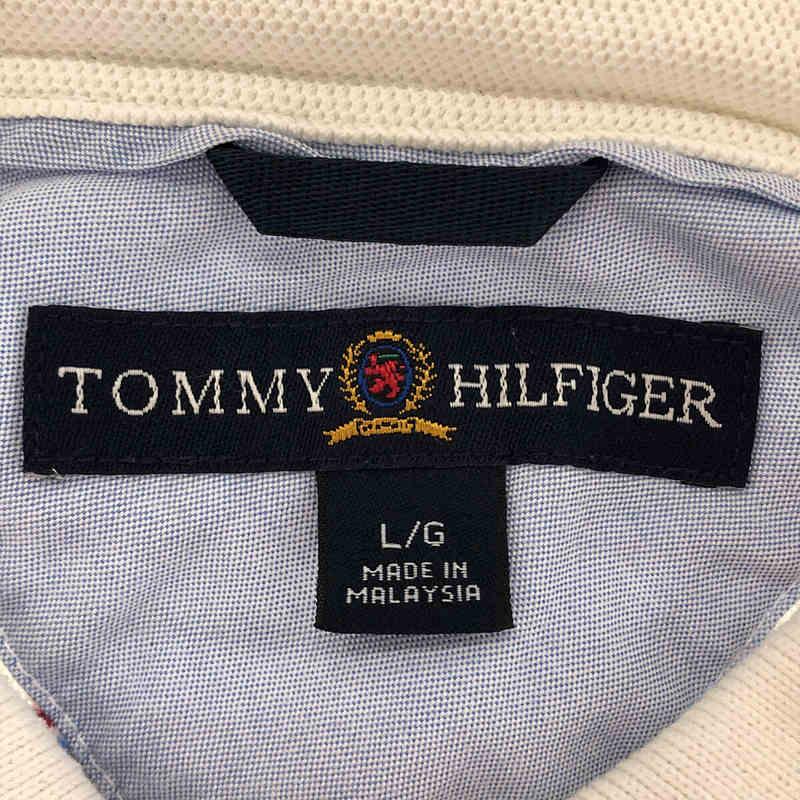 TOMMY HILFIGER / トミー ヒルフィガー | ボーダー ポロシャツ | L