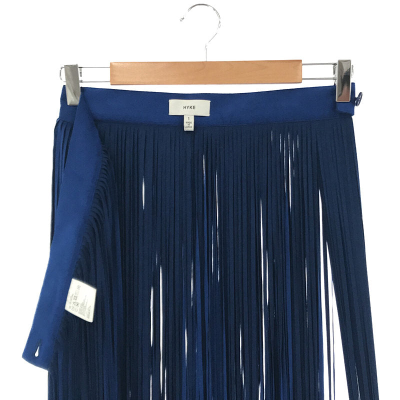 ハイク　フリンジスカート HYKE FRINGED SKIRT  21AW