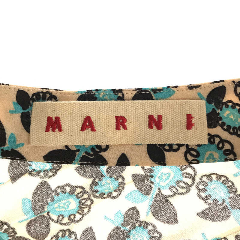 MARNI / マルニ | イタリア製 花柄 フラワー レーヨン ロング スカート