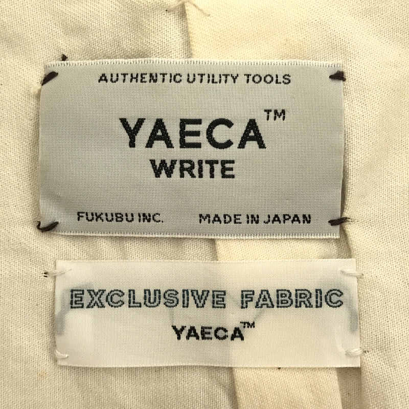 YAECA WRITE / ヤエカライト | コットン リネン モールスキン ステン