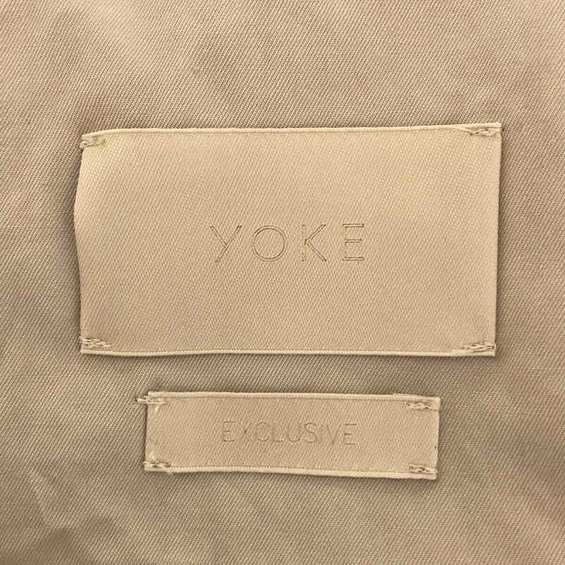 YOKE / ヨーク | 2023SS SPRAY PRINTED TRENCH SP コットン ギャバジン