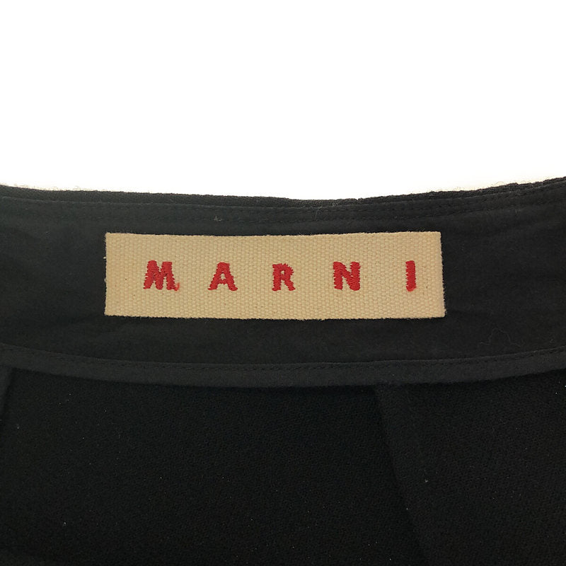 MARNI / マルニ | ウール アシンメトリー フレア スカート | 36 | – KLD