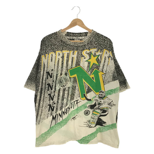 VINTAGE / ヴィンテージ古着 | 1991年 90s~ Minnesota North Stars Magic Johnson Tees AOP NHL T Shirt プリント Tシャツ | ー |