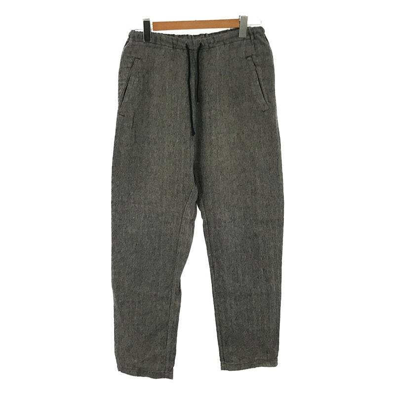 ARTS&amp;SCIENCE | Linen Silk Herringbone Easy Pants | Size 3 | Grey | Women's