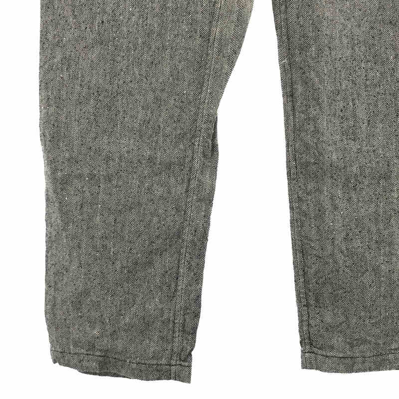 ARTS&amp;SCIENCE | Linen Silk Herringbone Easy Pants | Size 3 | Grey | Women's