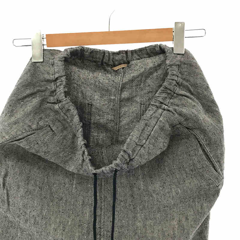 ARTS&amp;SCIENCE | Linen Silk Herringbone Easy Pants | Size 3 | Grey | Women's