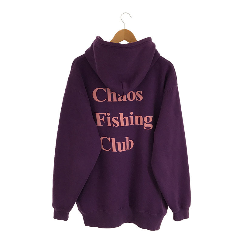 chaos fishing club 刺繍 パーカー フーディー スウェット着丈67cm