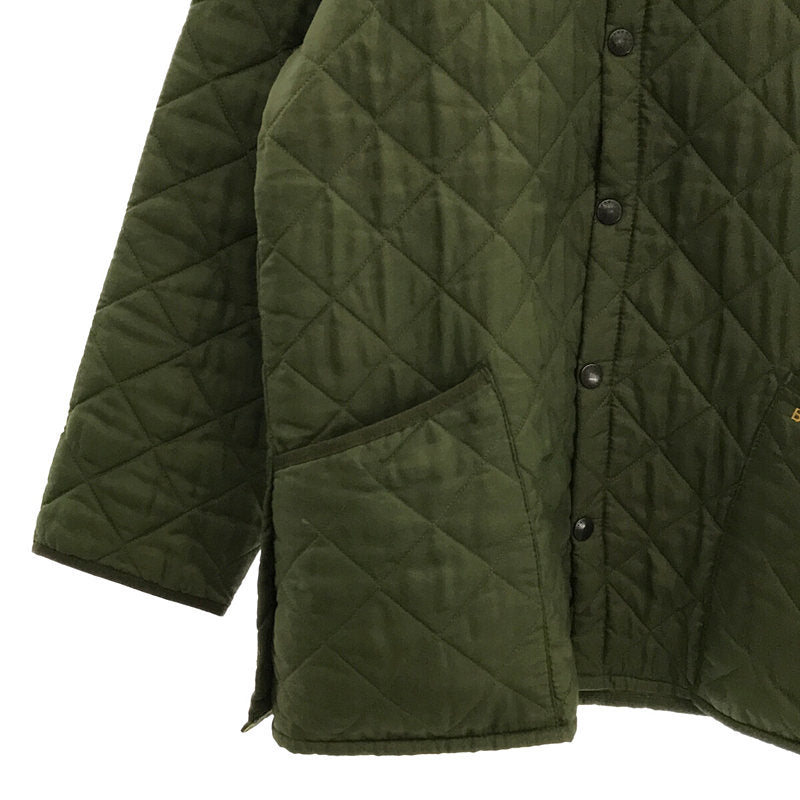 Barbour キルティングジャケット タータンチェックアースカラー 3