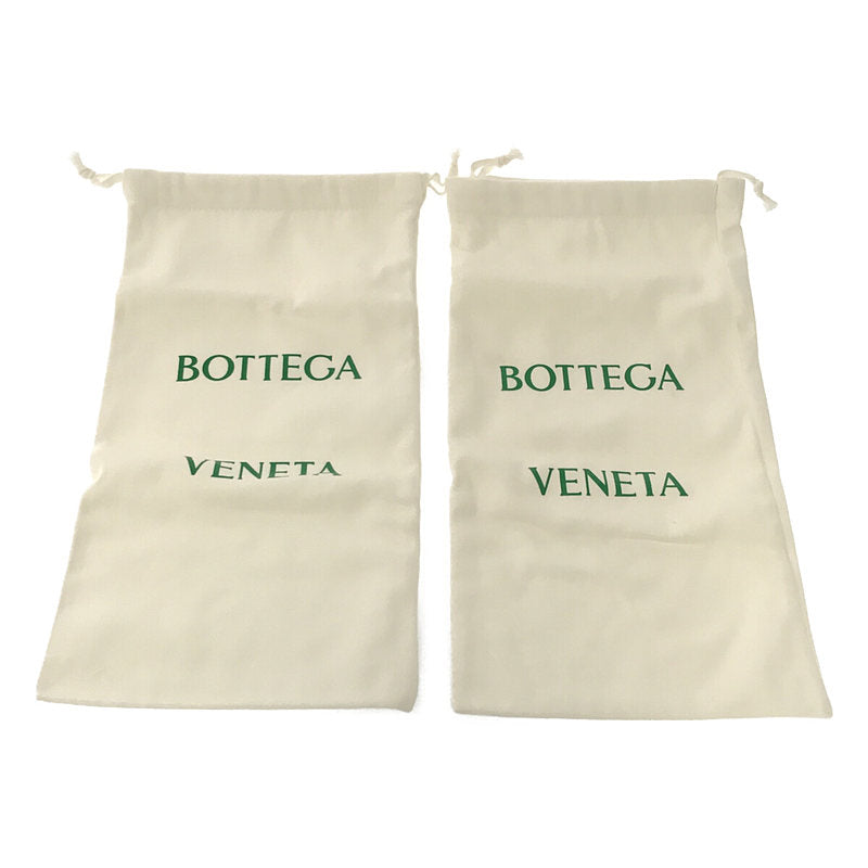 BOTTEGA VENETA / ボッテガヴェネタ | レザー チャンキーヒール ミュール サンダル 保存袋・箱付き | 37 |