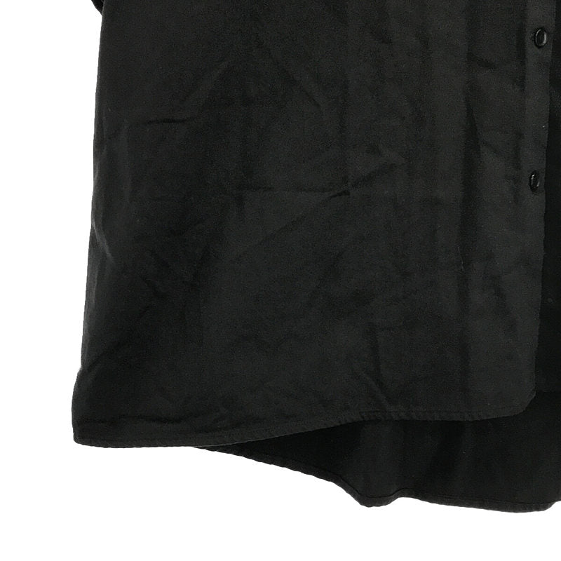 【美品】  Atelier d'antan / アトリエダンタン | Seton Cotton Shirt シートン コットン シャツ | F | ブラック | レディース