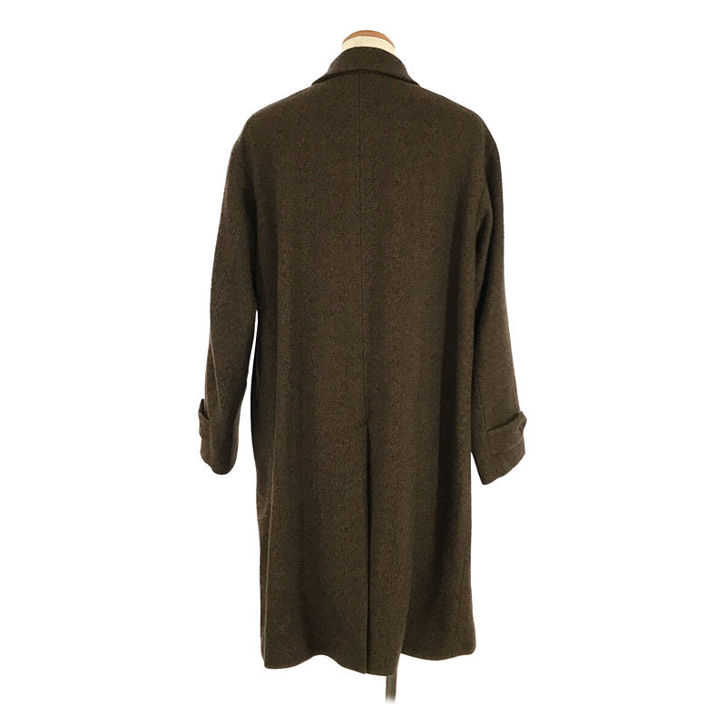 Phlannel / フランネル | Arles Wool Balmacaan Coat ツイード ウール