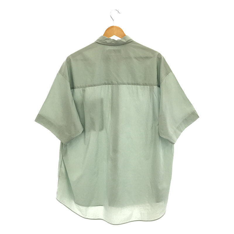 Graphpaper / グラフペーパー | 2022SS | Broad S/S Oversized Regular Collar Shirt レギュラーカラーシャツ | F |