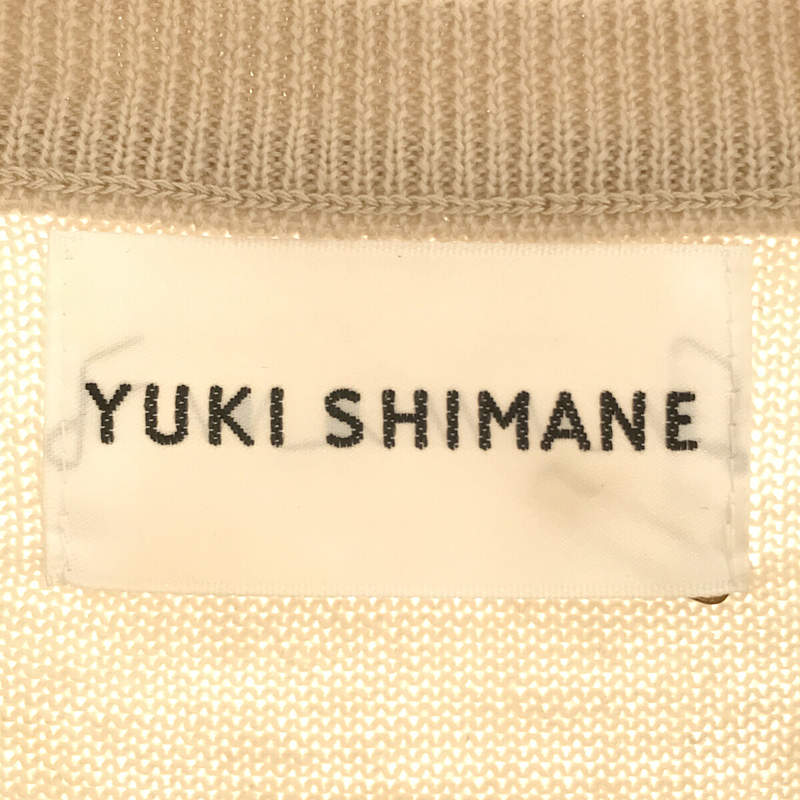 YUKI SHIMANE / ユキシマネ | 2020AW | Twin pattern Knit