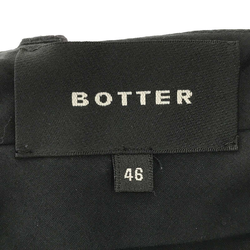 BOTTER / ボッター | 2019AW | Stitch Panel Pants ウール パネル 切替 プリーツ トラウザーズ | 46 |  ブラック | メンズ