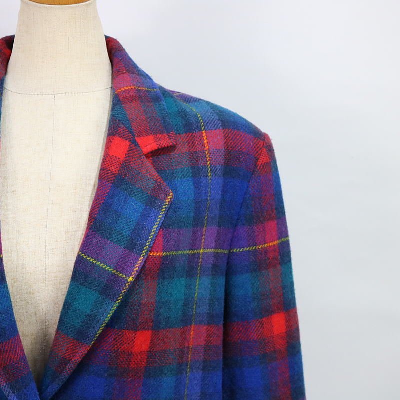 PENDLETON / ペンドルトン | 70s | USA製 ウールチェックテーラードジャケット | M |