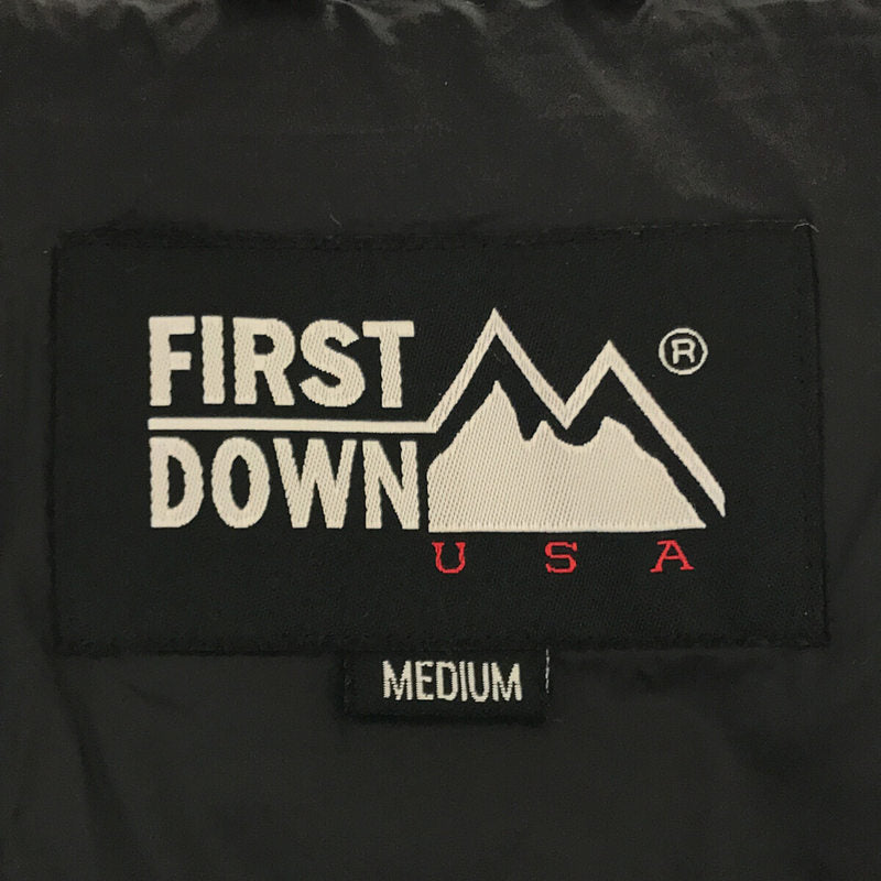 FIRST DOWN / ファーストダウン | ファーフード ダウンジャケット | M | ブラック | レディース