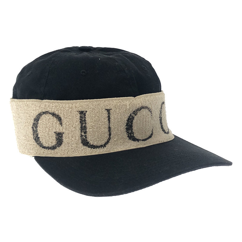 GUCCI / グッチ | ニット バンド ロゴ ベースボール ハット ユニ