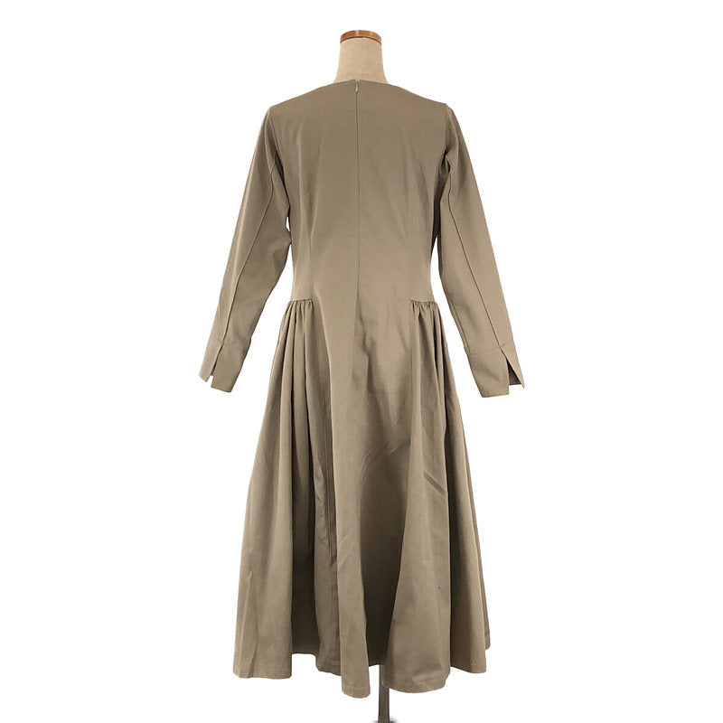 foufou / foufou |工匠剪裁連身裙 | 1 |米色 |女性的