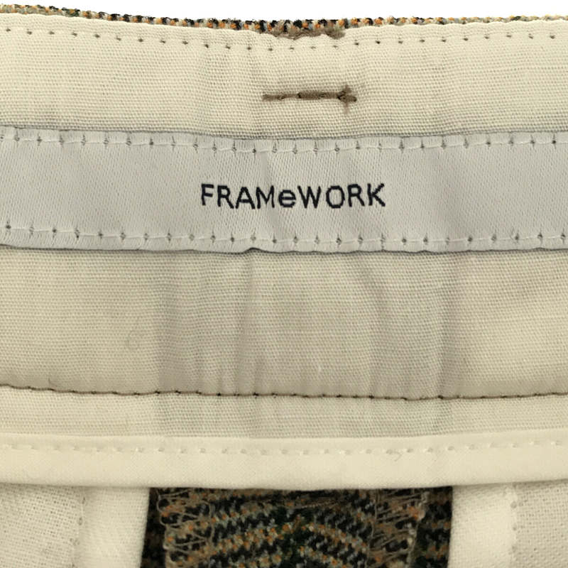 Framework / フレームワーク | 2022AW | チェック T/R 両面 起毛