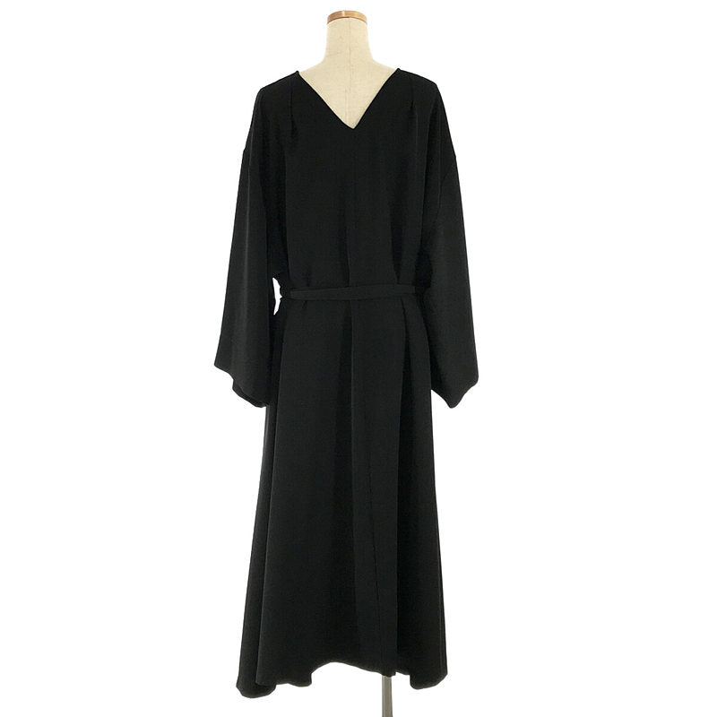 foufou / フーフー | 【THE DRESS #07】drape v neck dress ドレープV