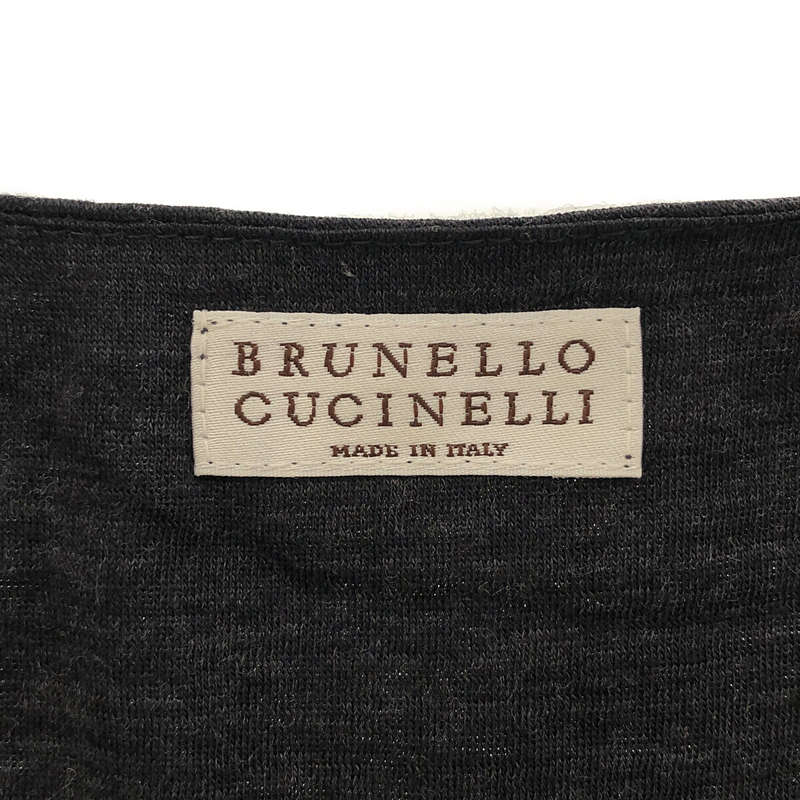 BRUNELLO CUCINELLI / ブルネロクチネリ | Vネック ウエストギャザー