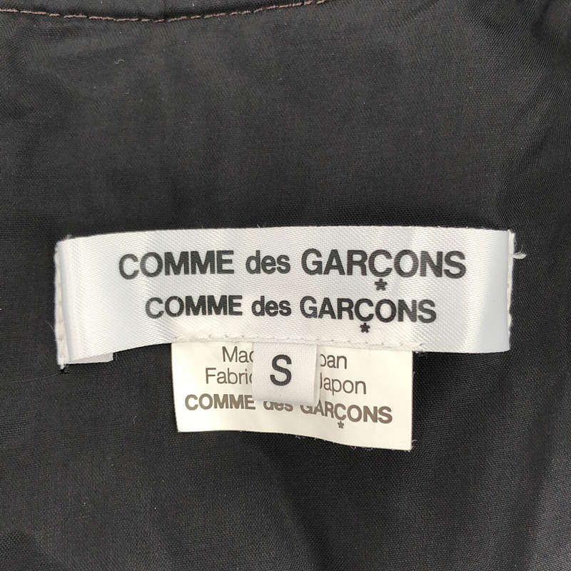 COMME des GARCONS COMME des GARCONS / 콤콤 | AD2006 2007SS | 벨루어 하이 웨스트 소프트 플리츠 롱 원피스 드레스 | S |