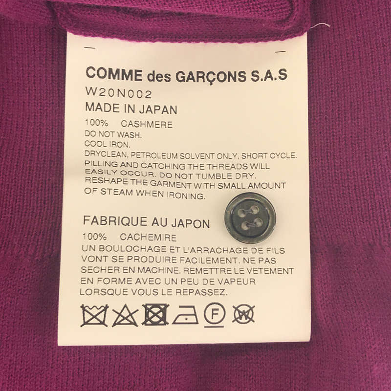 ニット☆セーター　日本製　カシミヤ100％　ハイゲージ　クルーネック　ピンク