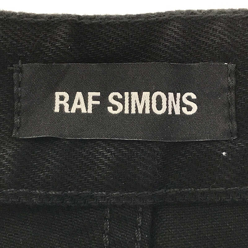 【新品】 RAF SIMONS / ラフシモンズ | 2020SS | SUSPENDER SHORTS デニム ショートパンツ | 31 | ブラック | メンズ