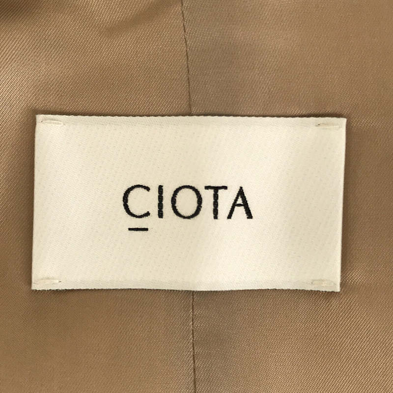 CIOTA / シオタ | スビンコットン ギャバジン トレンチコート オーバーシルエット ベルト付き | 5 |