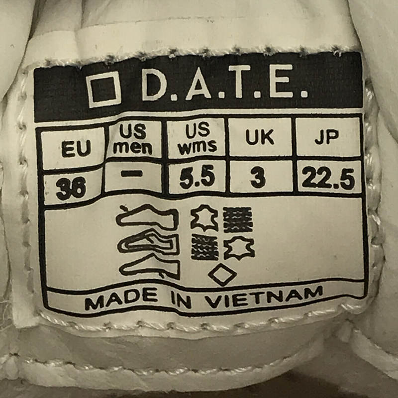【新品】  D.A.T.E. / デイト | 2021SS | Whim Gazette 別注 LUNA NYLON スニーカー 箱付き | 22.5 | ホワイト / ライトブラウン | レディース