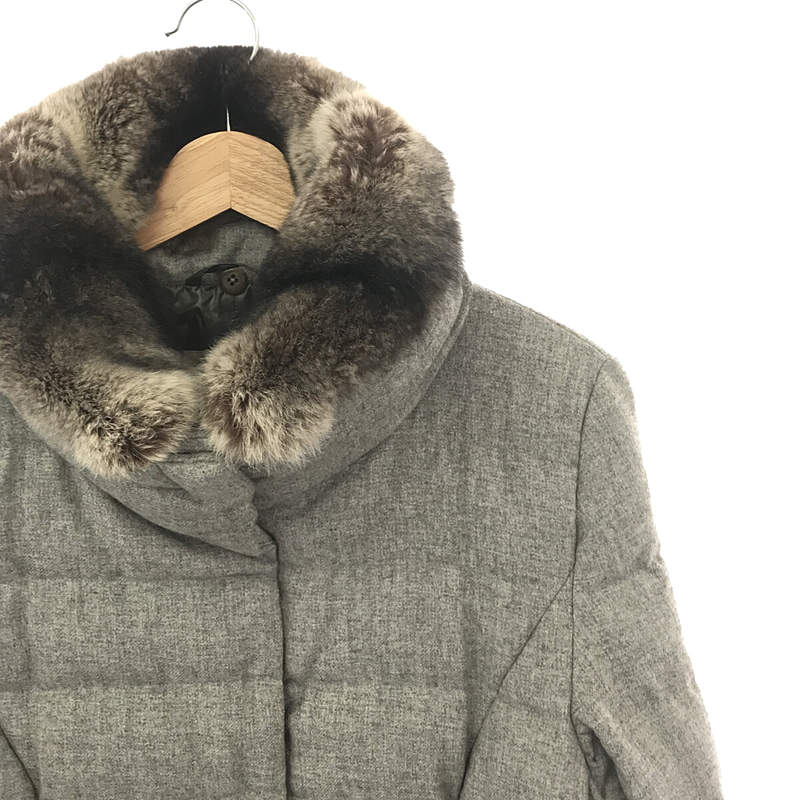 サイズ40CELINE  vintage down jacket rabbit fur