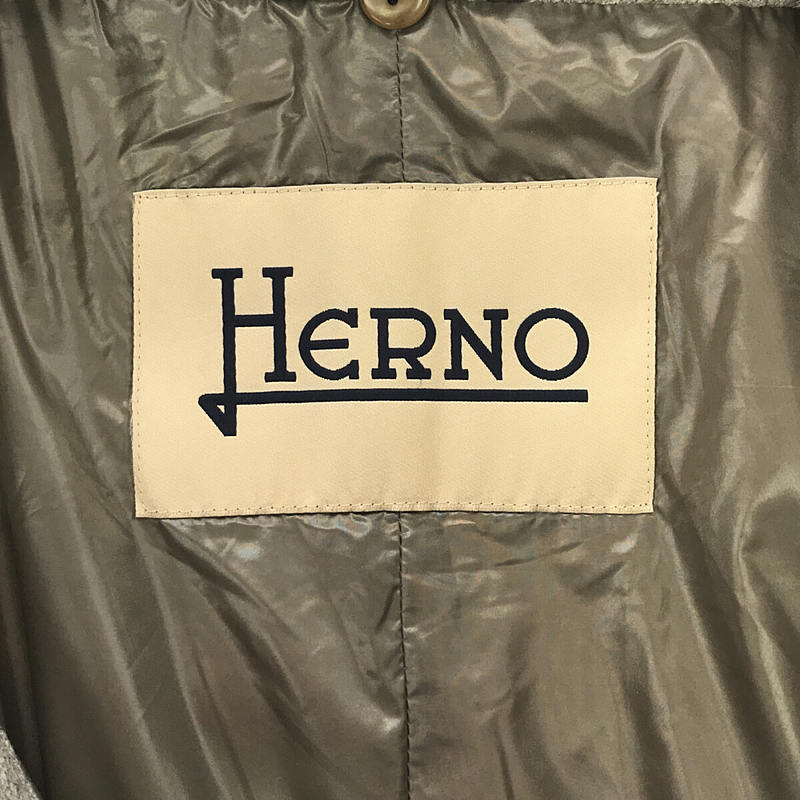 HERNO / ヘルノ | カシミヤ シルク ラビットファー付き ダウン 
