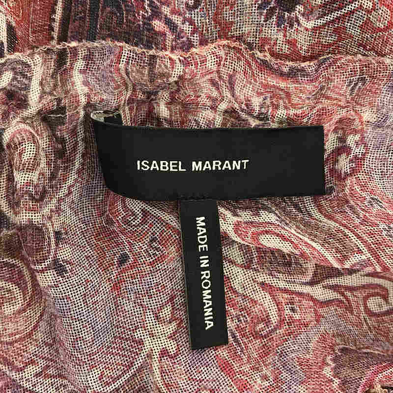 ISABEL MARANT / イザベルマラン | シルク ペイズリー スリーブレス