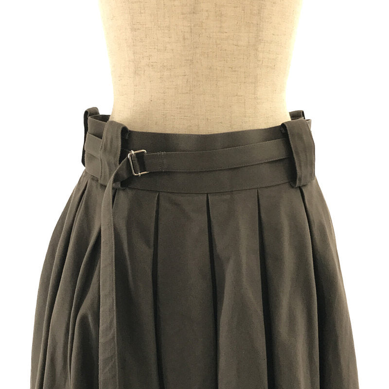 foufou / フーフー | super tuck long skirt ベルト付き スーパー タック ロング スカート | 1 |