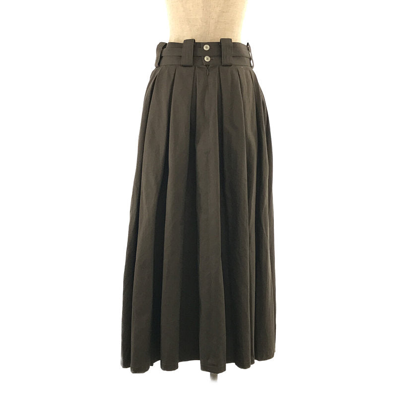 foufou / フーフー | super tuck long skirt ベルト付き スーパー