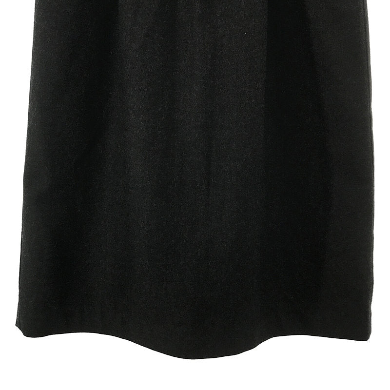 evam eva / エヴァムエヴァ | 2021AW wool skirt ウール タック ロング スカート | M |