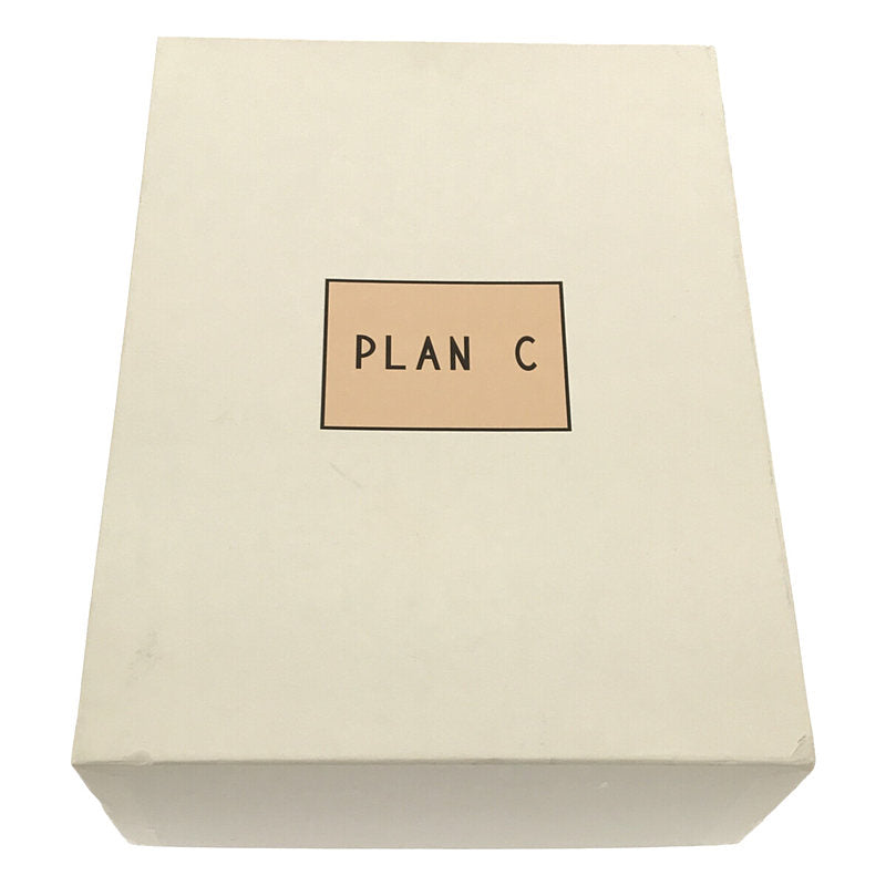 Plan C / プラン シー | エナメルコーティング クロスヒールサンダル