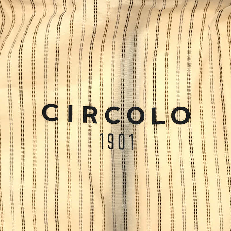 CIRCOLO 1901 / チルコロ1901 | 2B 鹿の子 カノコ ストレッチ アンコン
