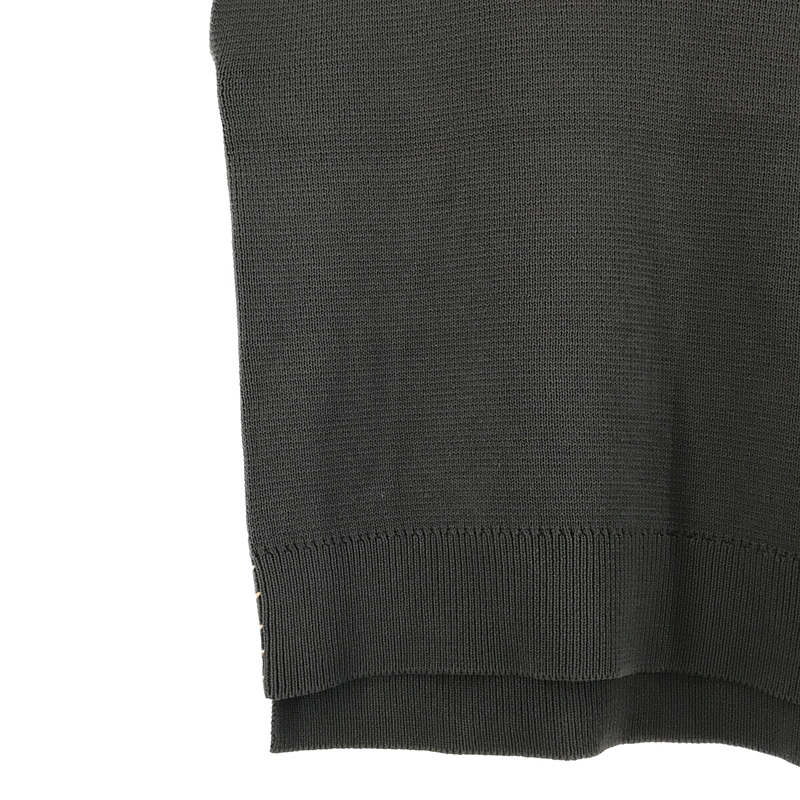 Uhr / ウーア | 2022SS Oversized Knit Vest オーガニックコットン シルク ハンドステッチ ニット ベスト |  Free |