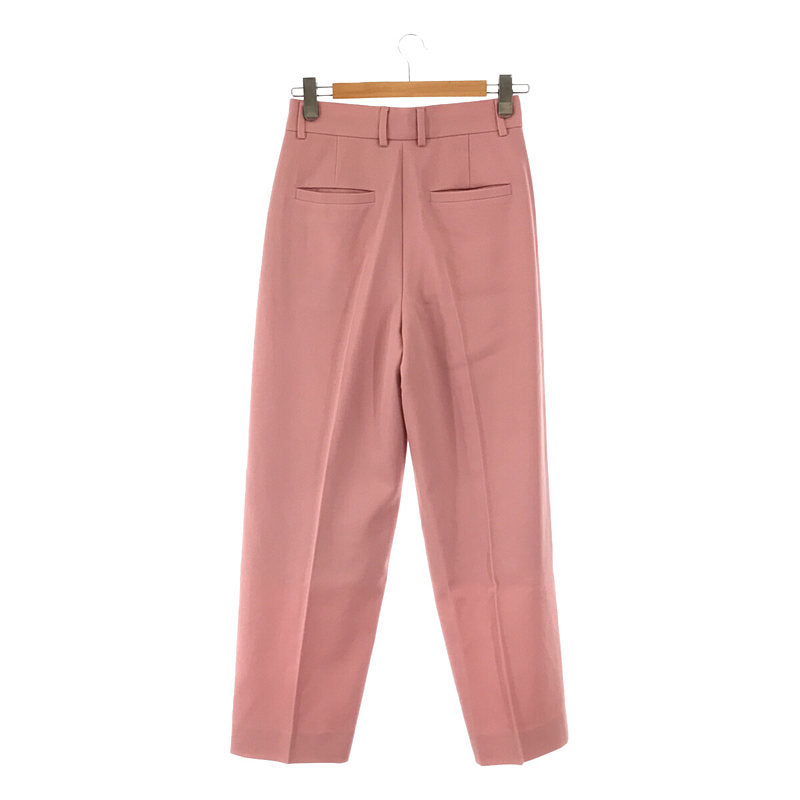 6(ROKU) / ロク | KARSEY PANTS センタープレス タックパンツ pink | 38 |